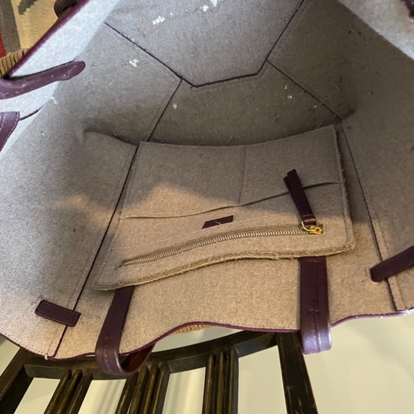 Celine Cabas Phantom Bag Small—Burgundy - Picture 5 of 10